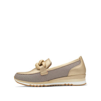 Gold loafer