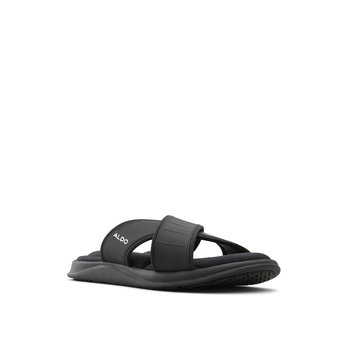 Men''s black sandal DOSSIO
