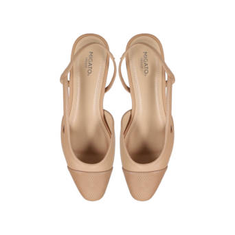 Beige ballet flat