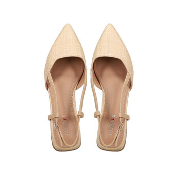 Beige ballet flat
