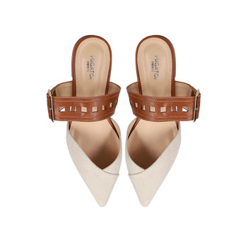 Tan ballet flat