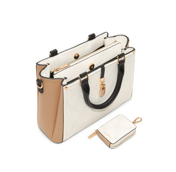 Ecru handbag SALWAH