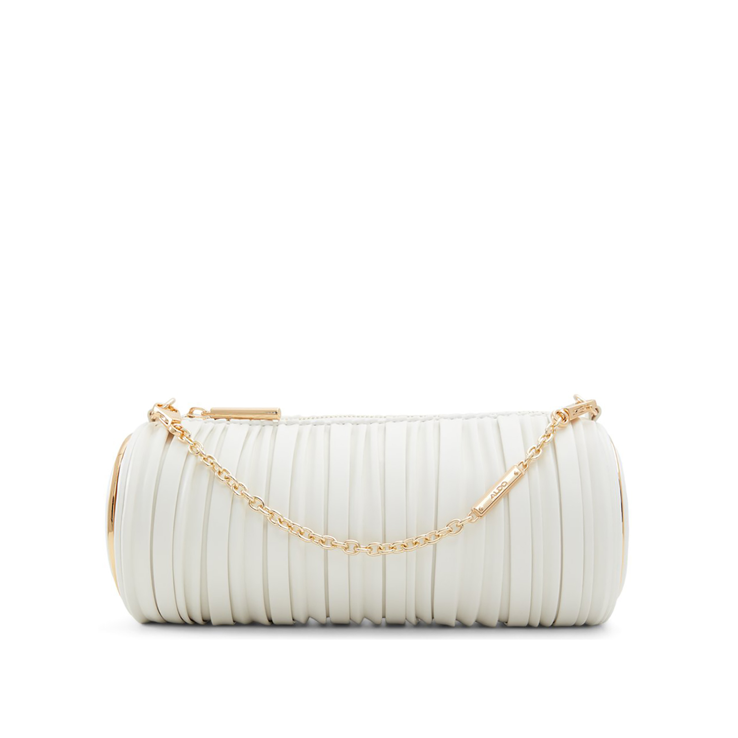 Λευκή κυλινδρική τσάντα ADARA