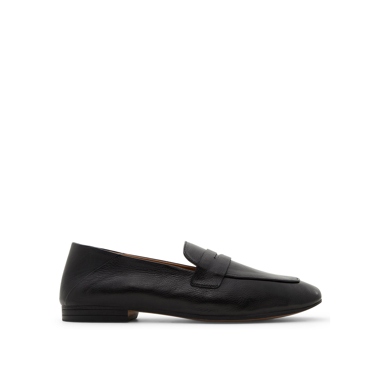 ALDO Μαύρο δερμάτινο μοκασίνι ADELAIDE