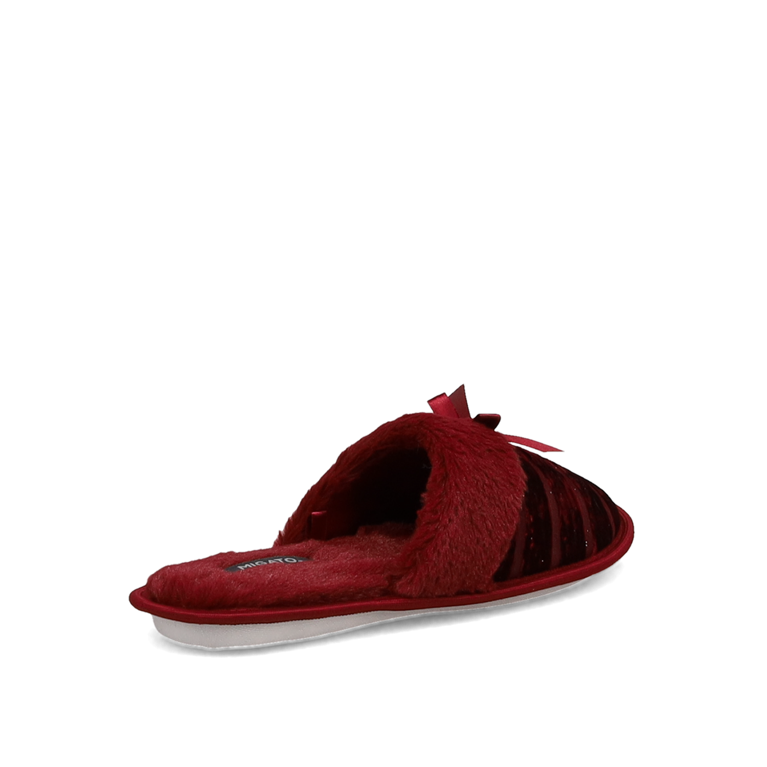 Μπορντώ γυναικεία παντόφλα φωτογραφία