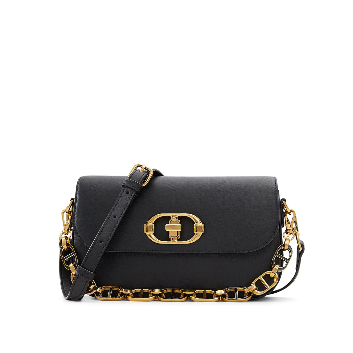 Μαύρη τσάντα ώμου ALANNON