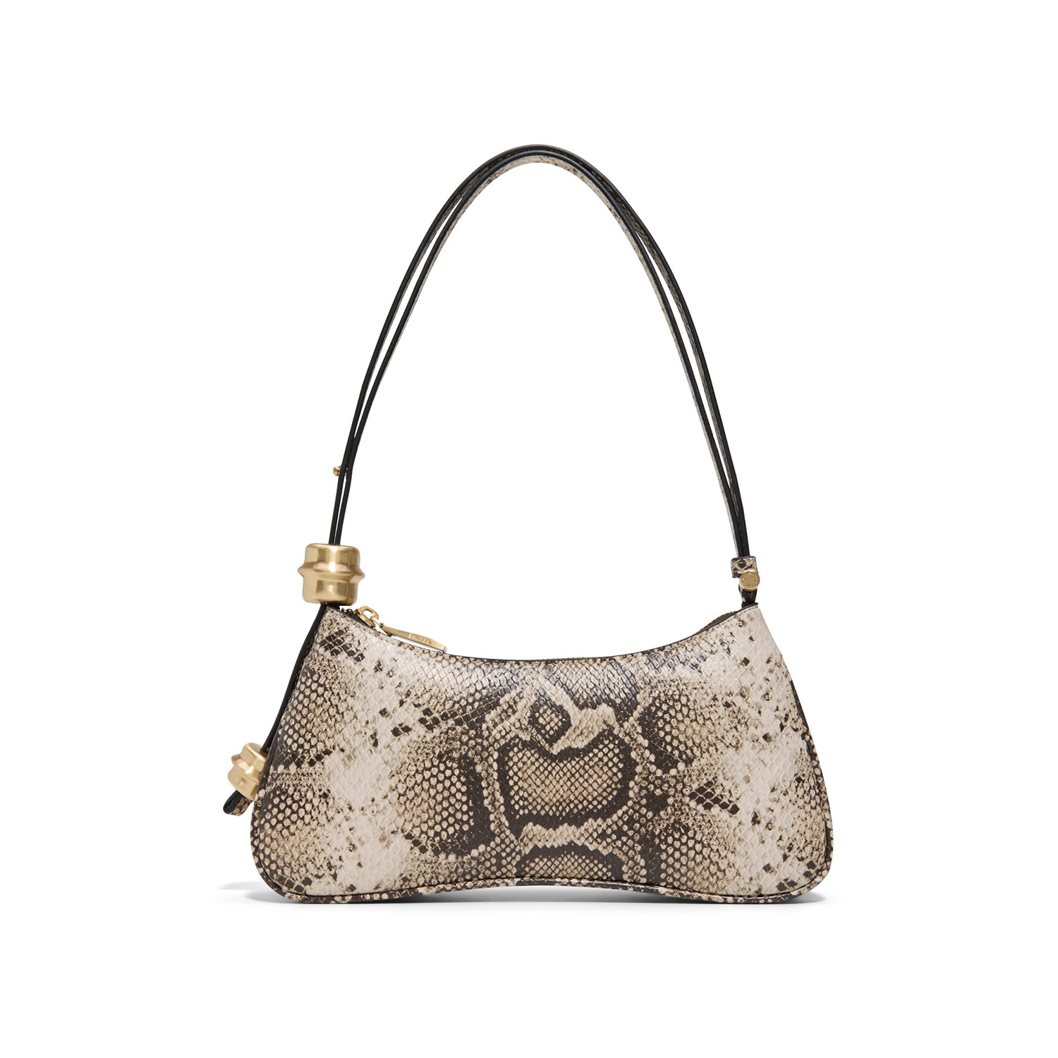 Snakeskin τσάντα ώμου AMELIE