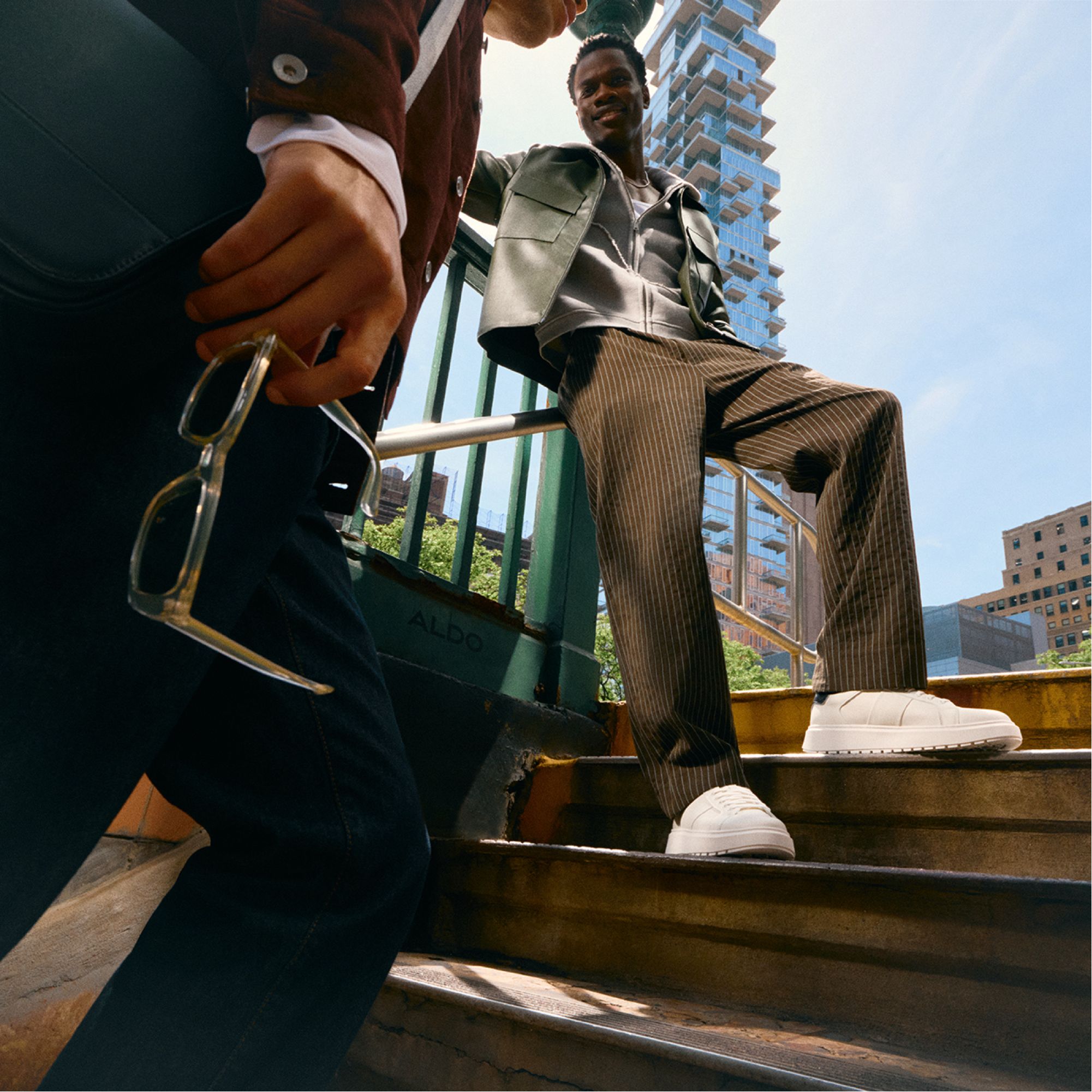 Λευκό ανδρικό sneaker ANDER