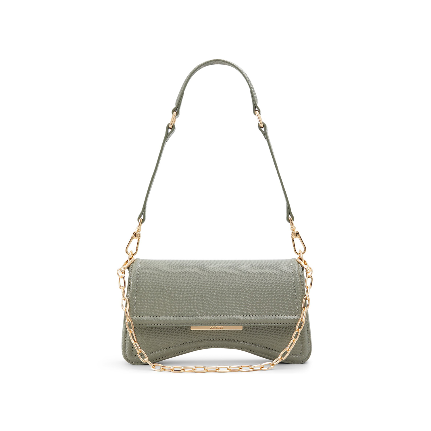 Χακί τσάντα ώμου ANIA