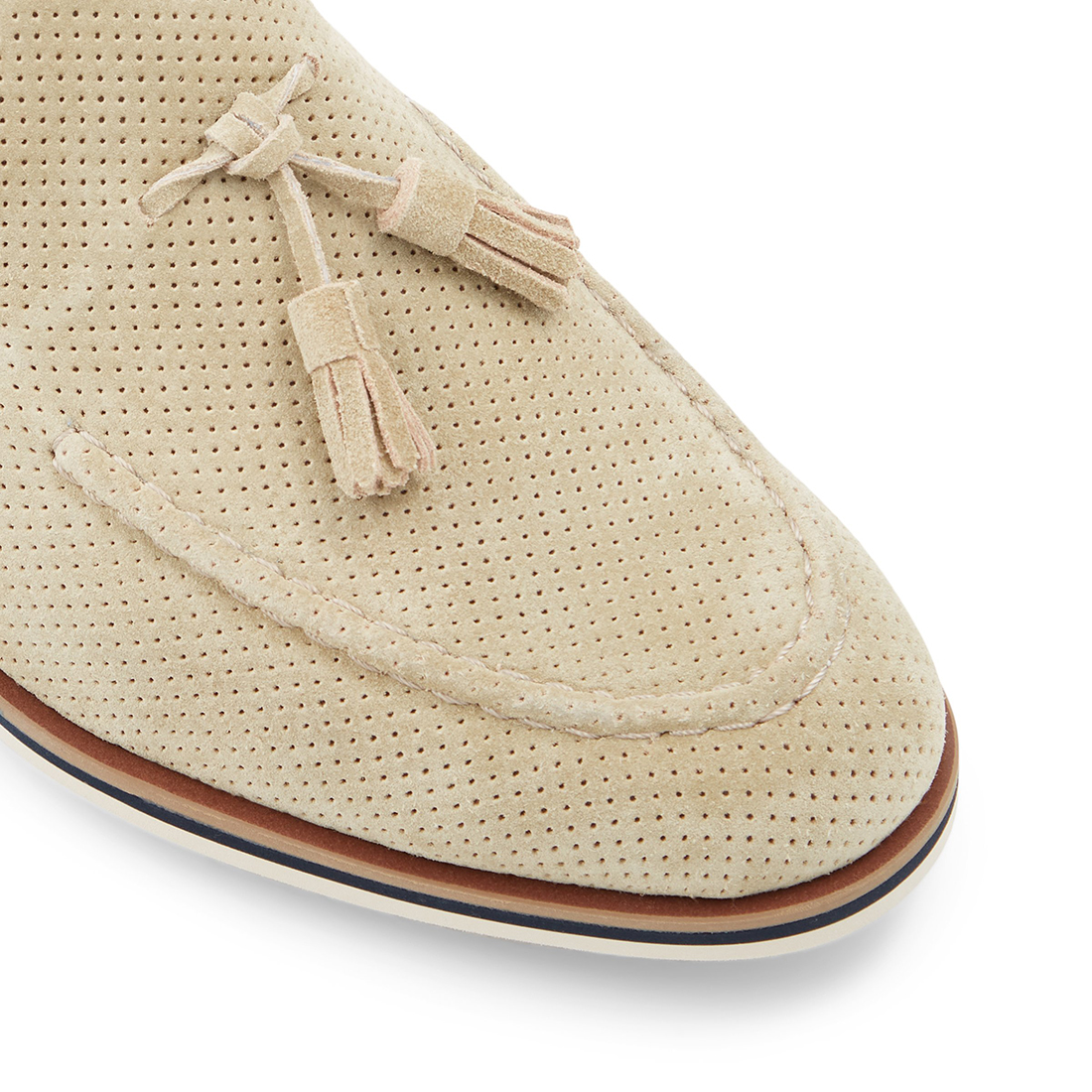 Ανδρικό δερμάτινο μπεζ loafer ARNIM φωτογραφία