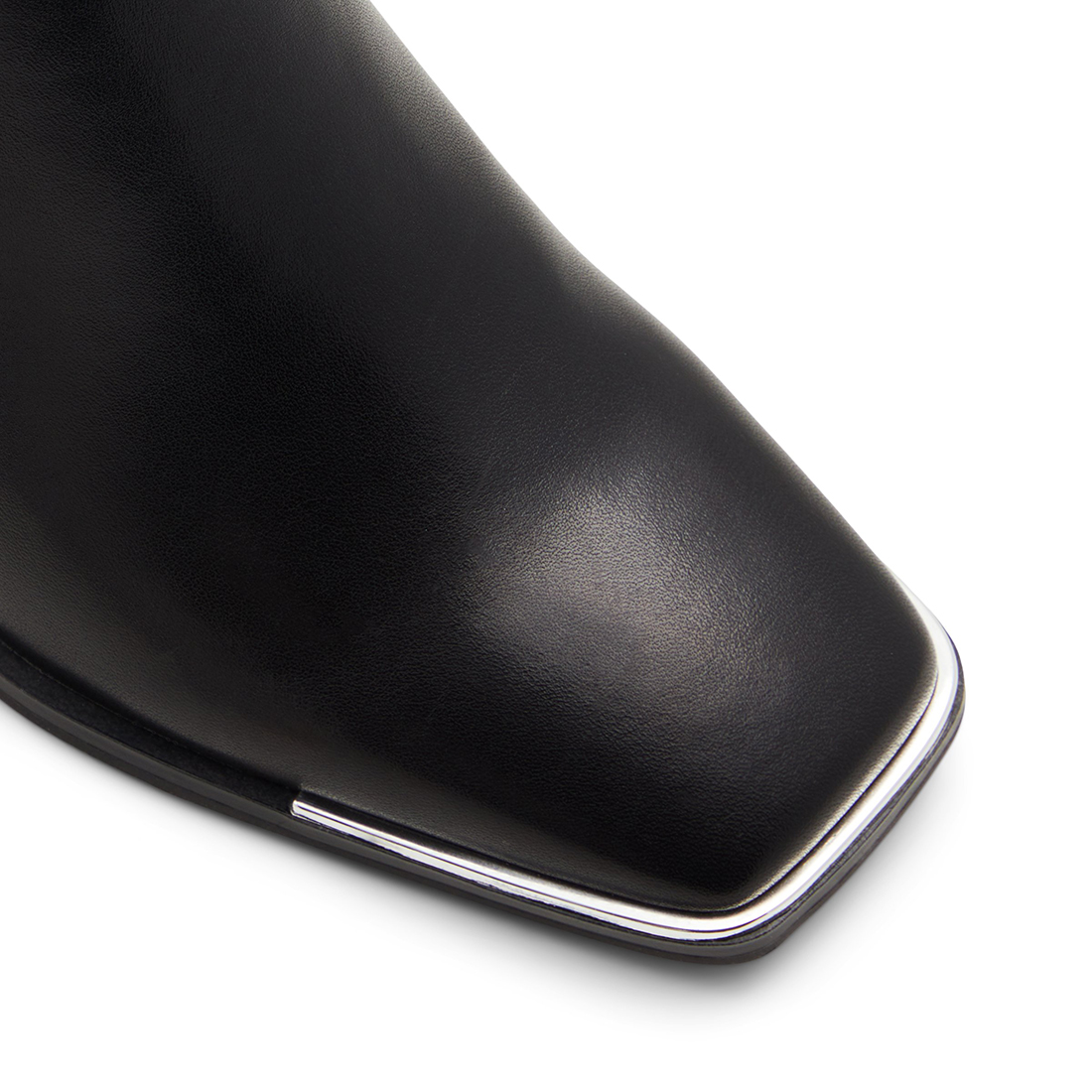 Μαύρο δερμάτινο chunky loafer BIGLANE