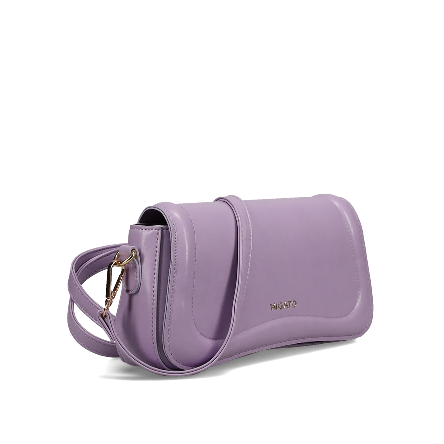 Λιλά τσάντα ώμου φωτογραφία