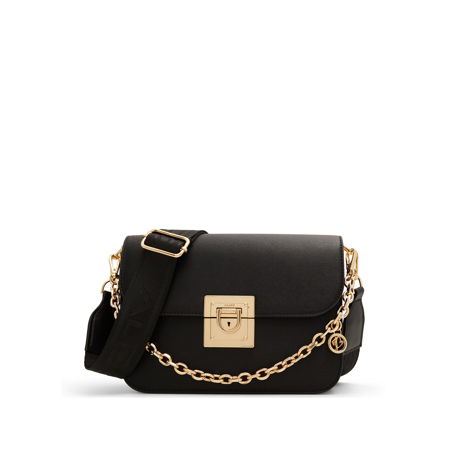 Μαύρη τσάντα χιαστί BREA