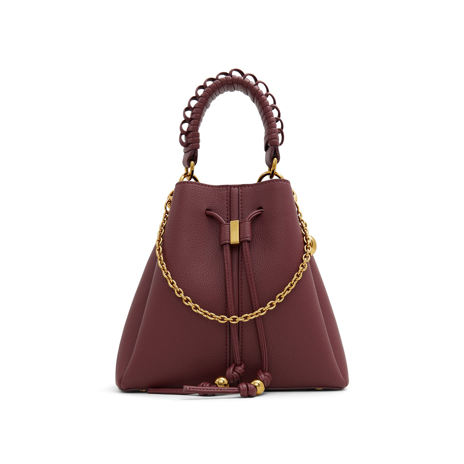 Μπορντώ τσάντα ώμου CADAON