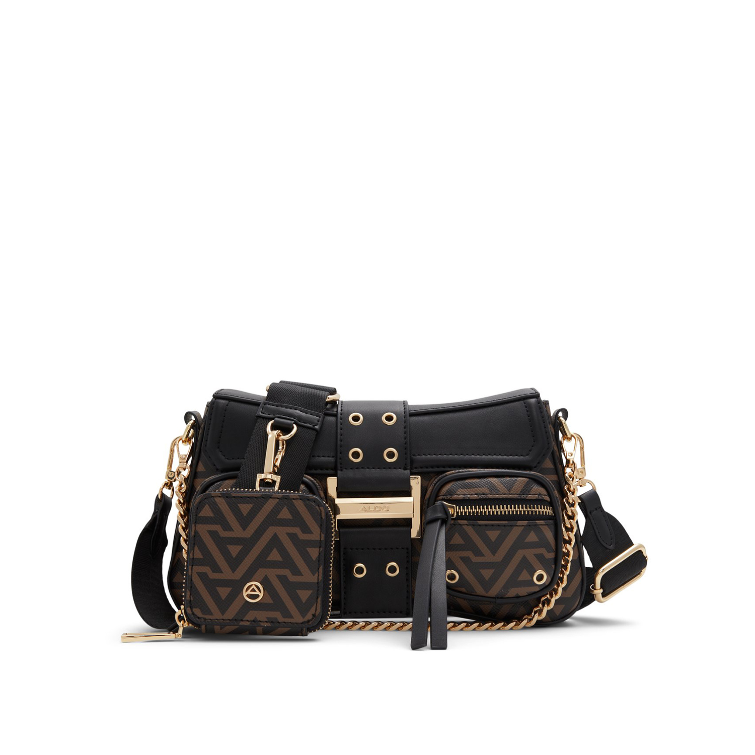 Καφέ τσάντα ώμου CARGO