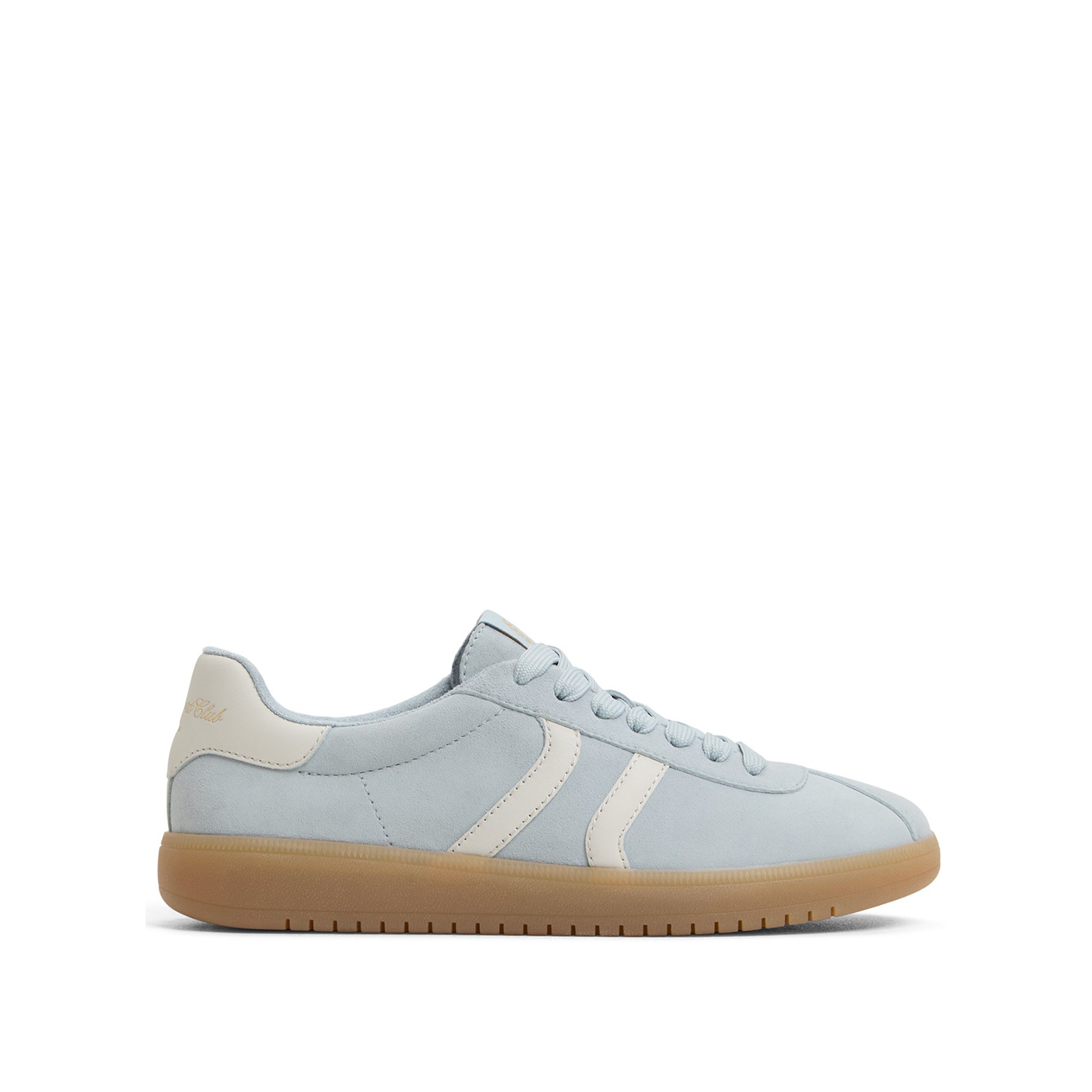 Γαλάζιο δερμάτινο sneaker CHICSNEAKER
