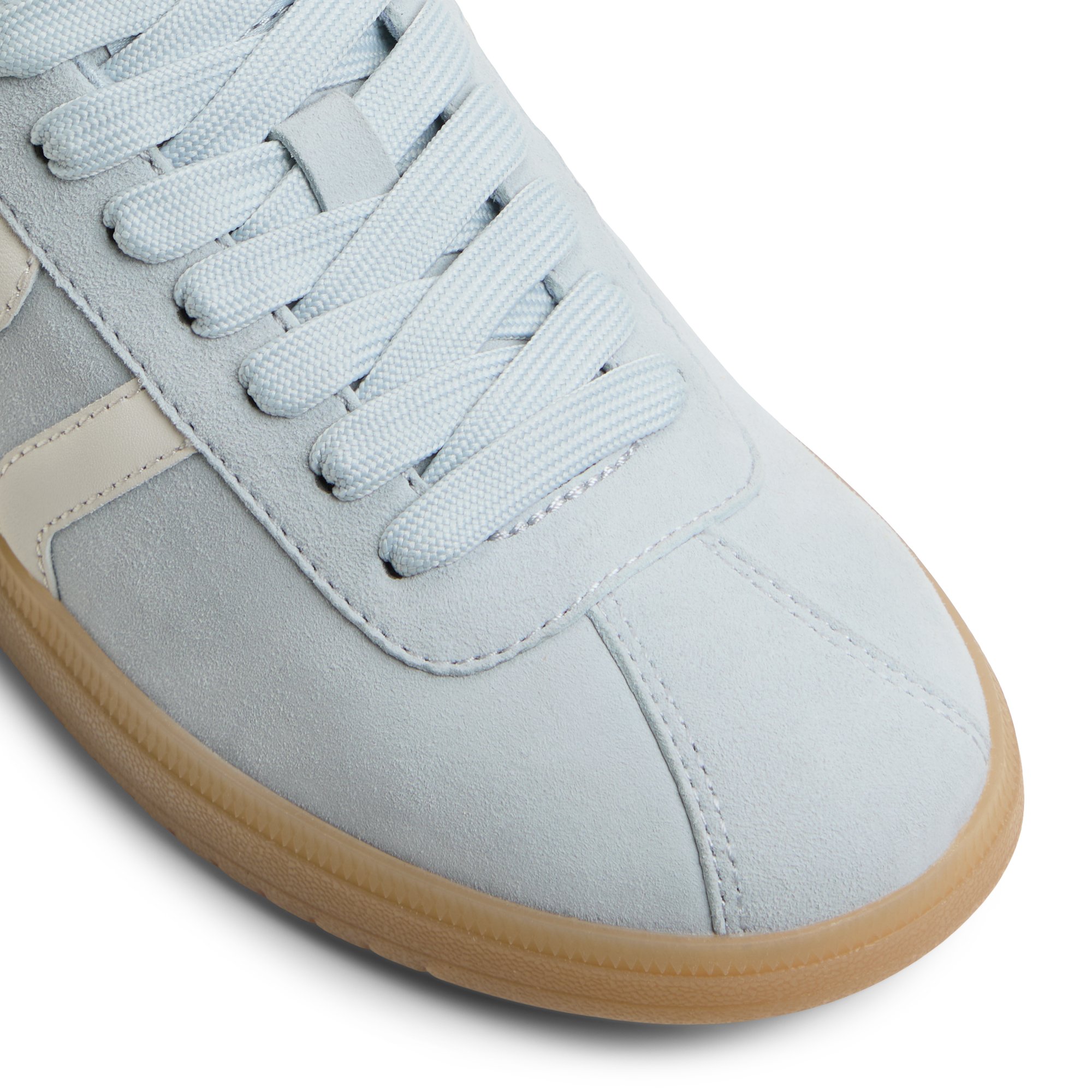 Γαλάζιο δερμάτινο sneaker CHICSNEAKER
