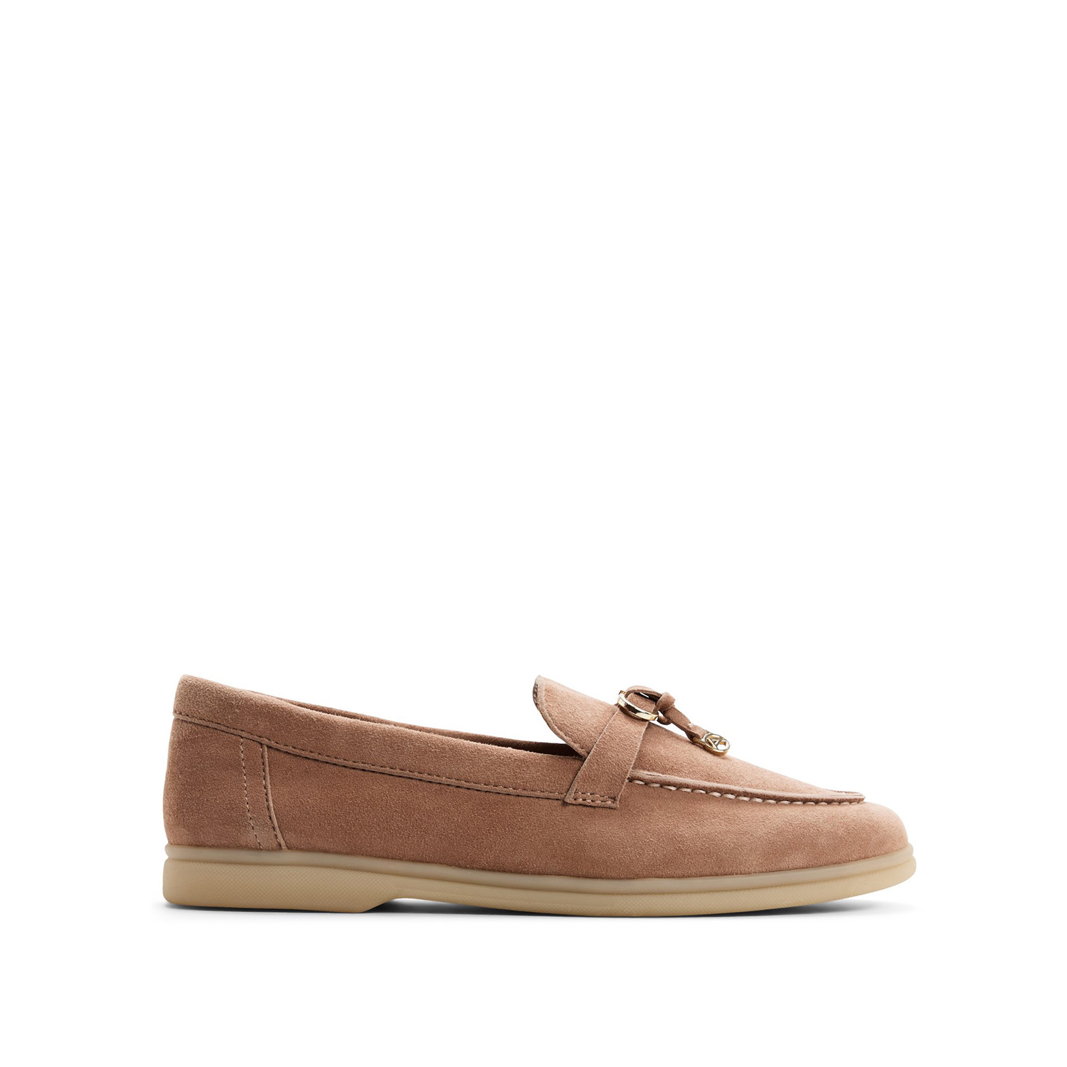 Καφέ δερμάτινο loafer CRERAS-IN