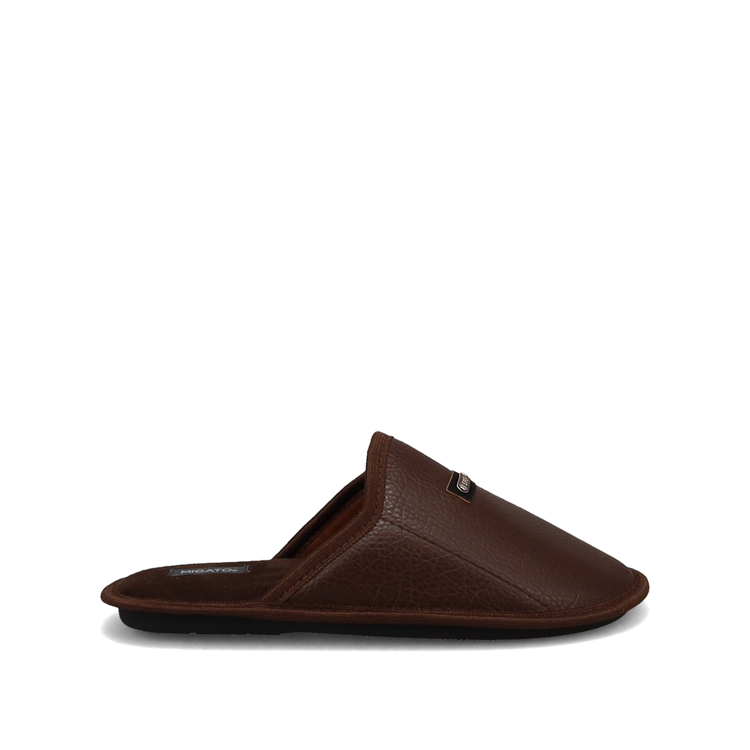 MIGATO Καφέ ανδρική παντόφλα