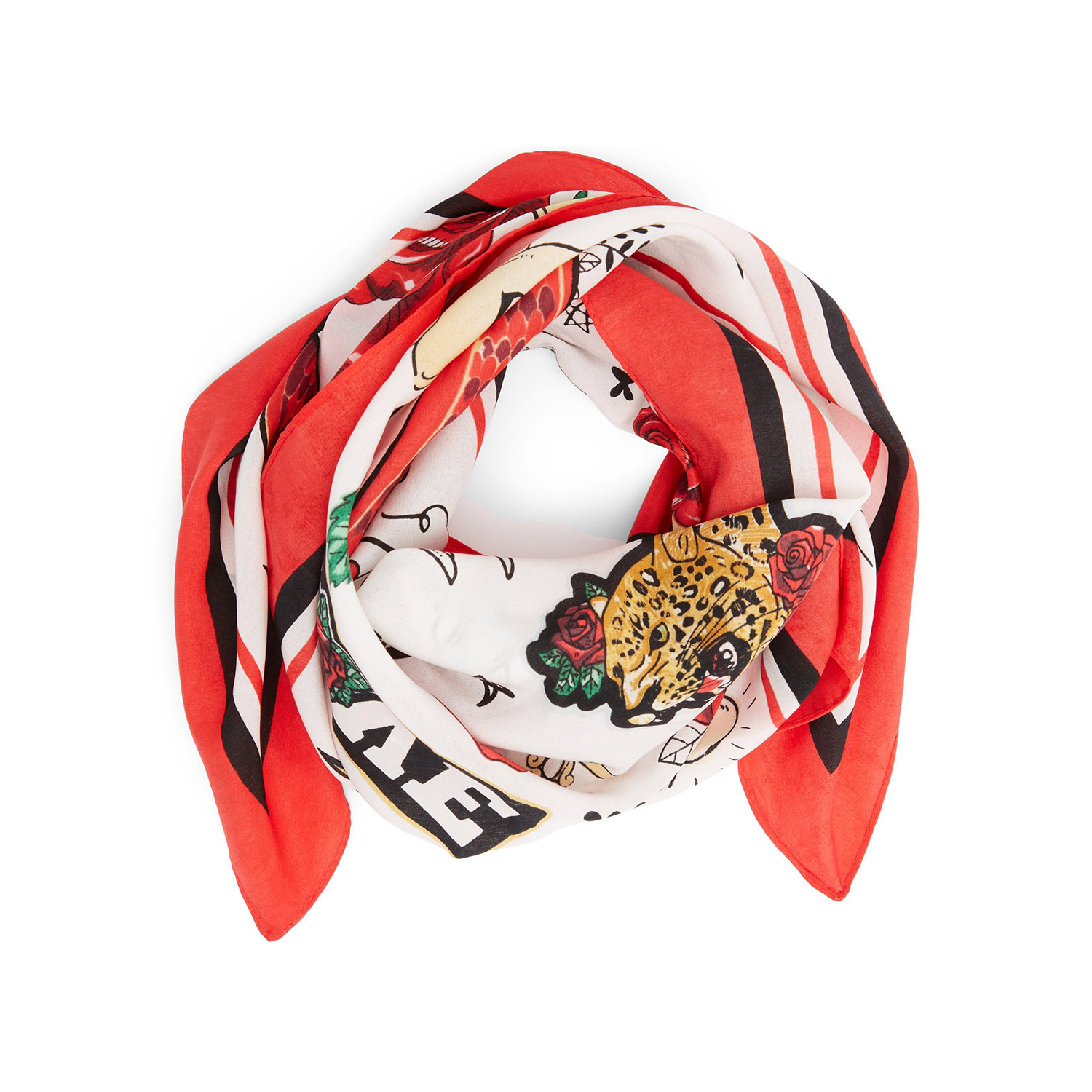 Κόκκινο φουλάρι CZARINA