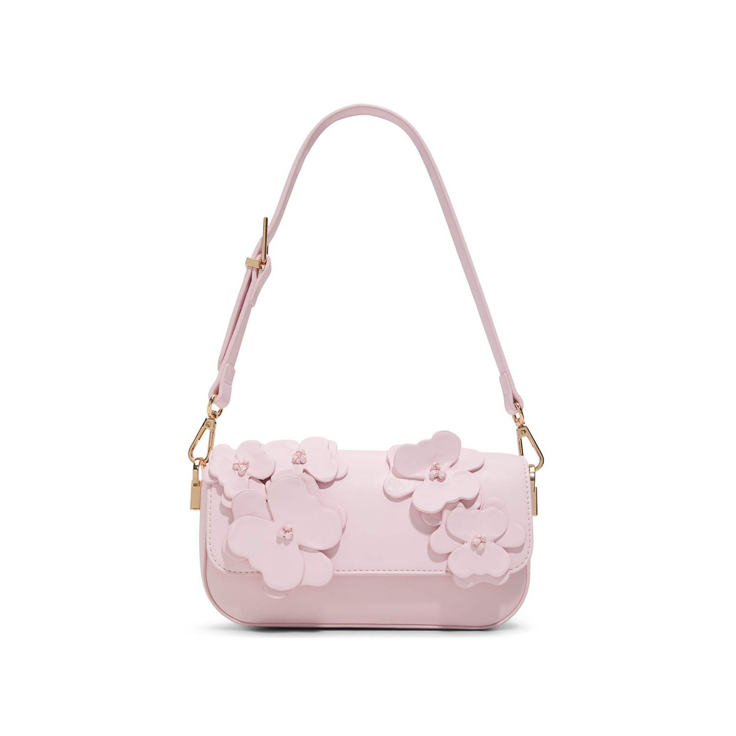 Ροζ τσάντα ώμου DAISYBOUQUET