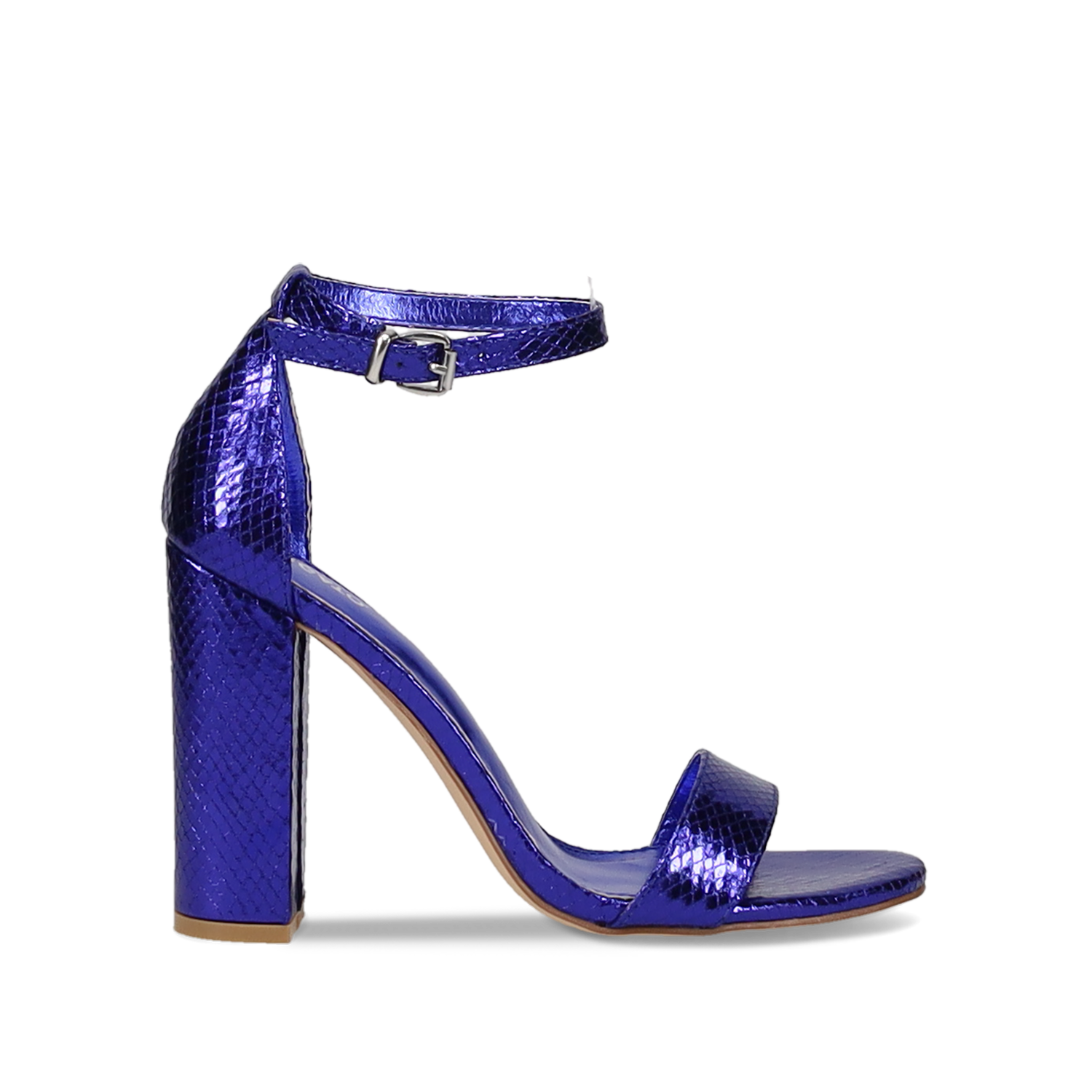 Μπλε μεταλλιζέ πέδιλο