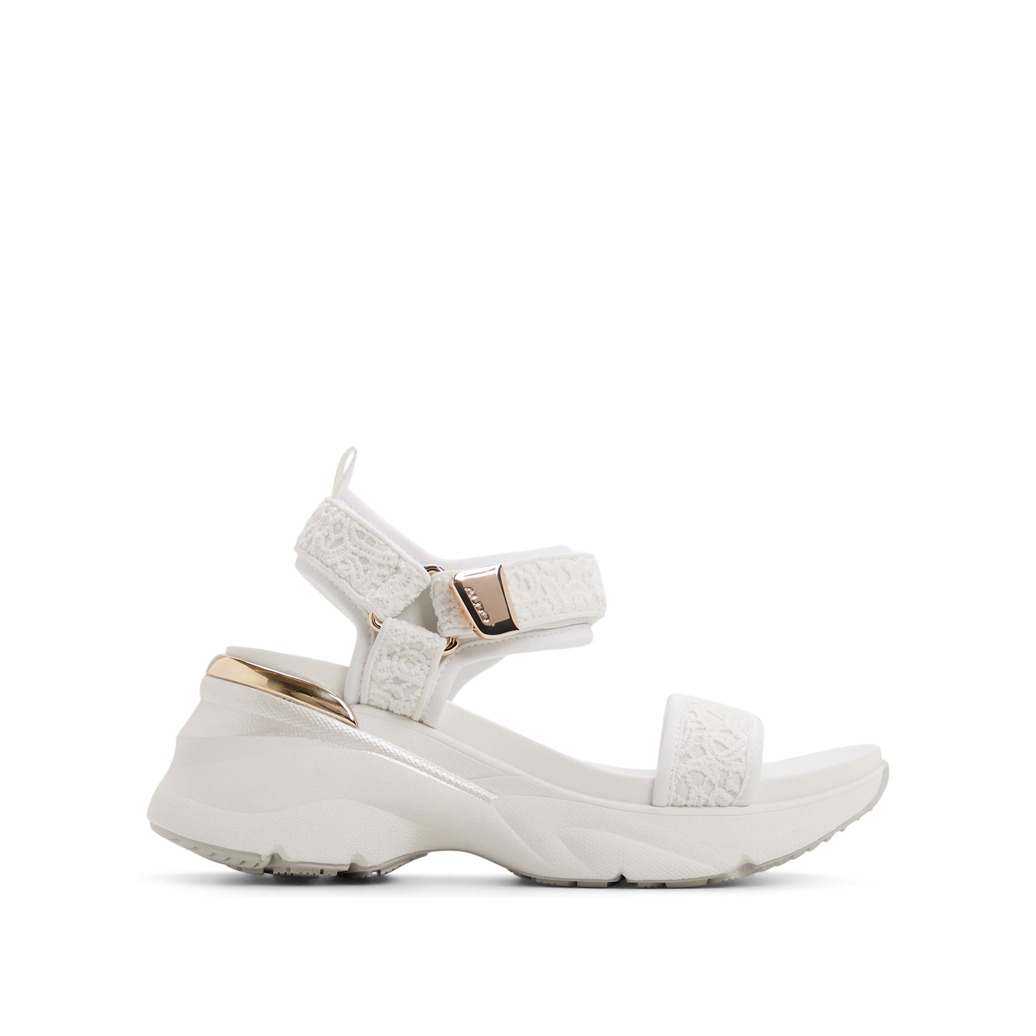 Λευκό chunky σπορ πέδιλο EULALIA