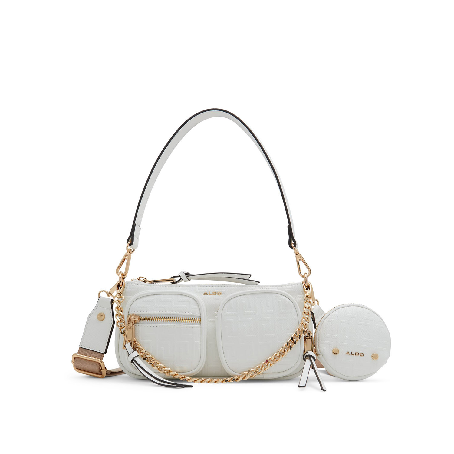 Λευκή τσάντα ώμου EVERYDAY