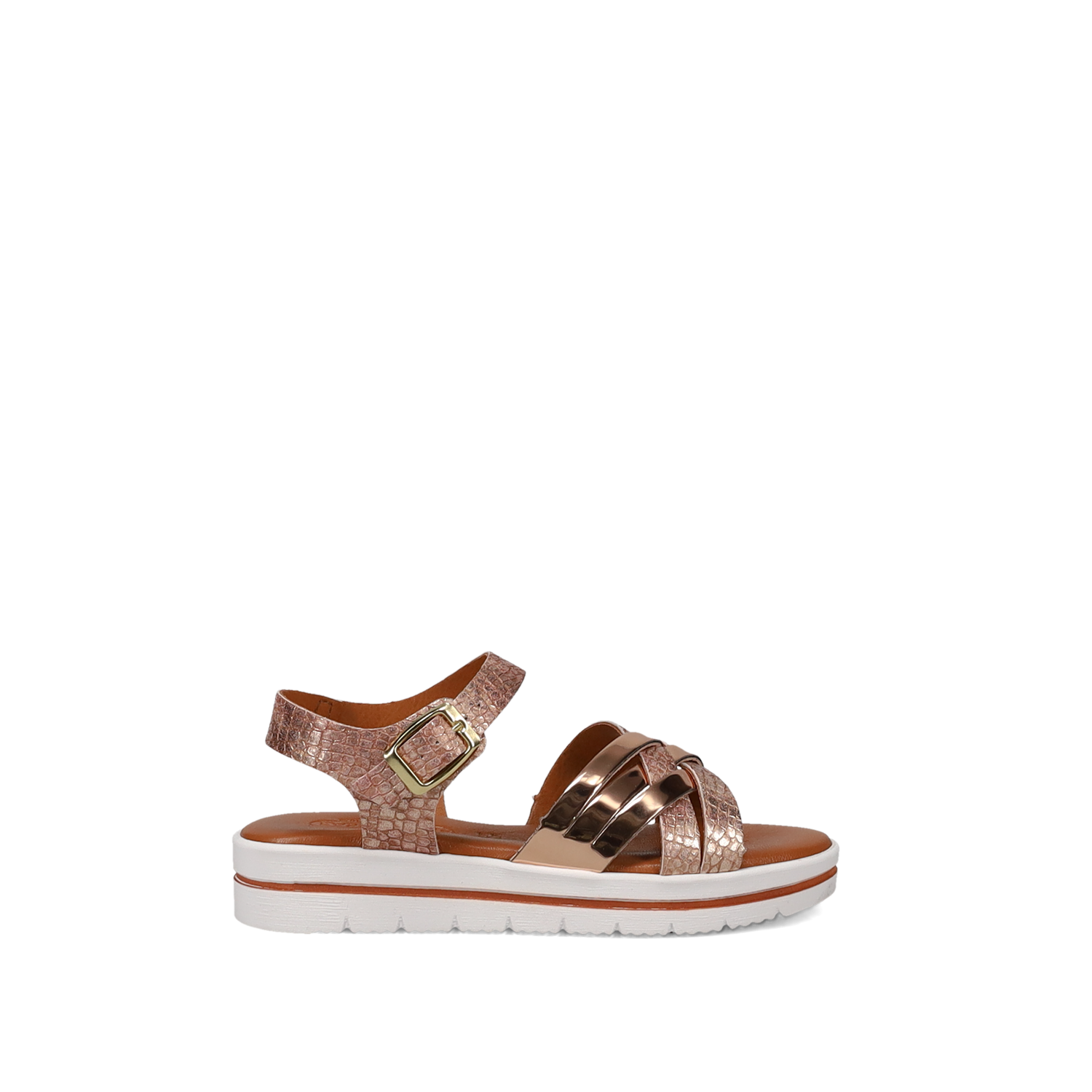 Ροζ χρυσό παιδικό πέδιλο