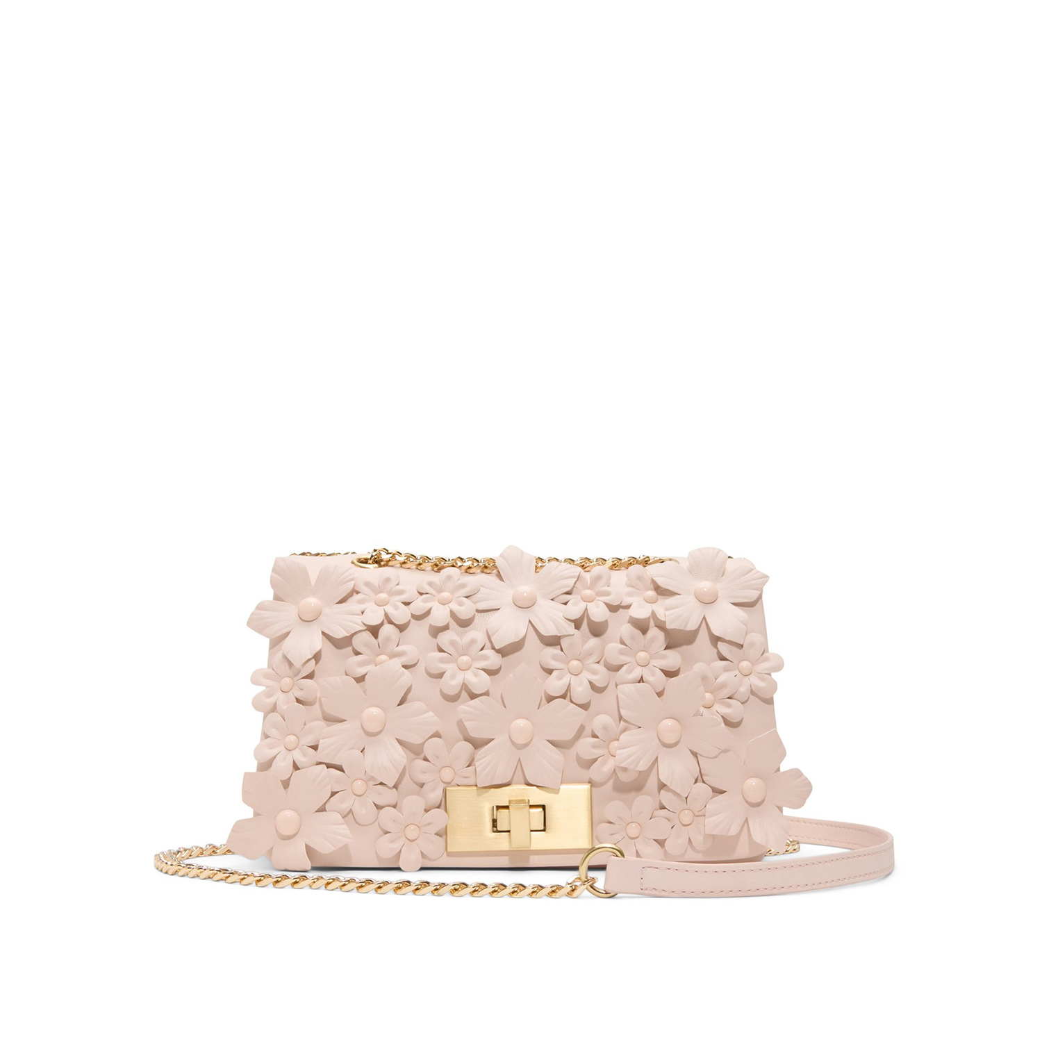 Ροζ τσάντα ώμου FLORELLA