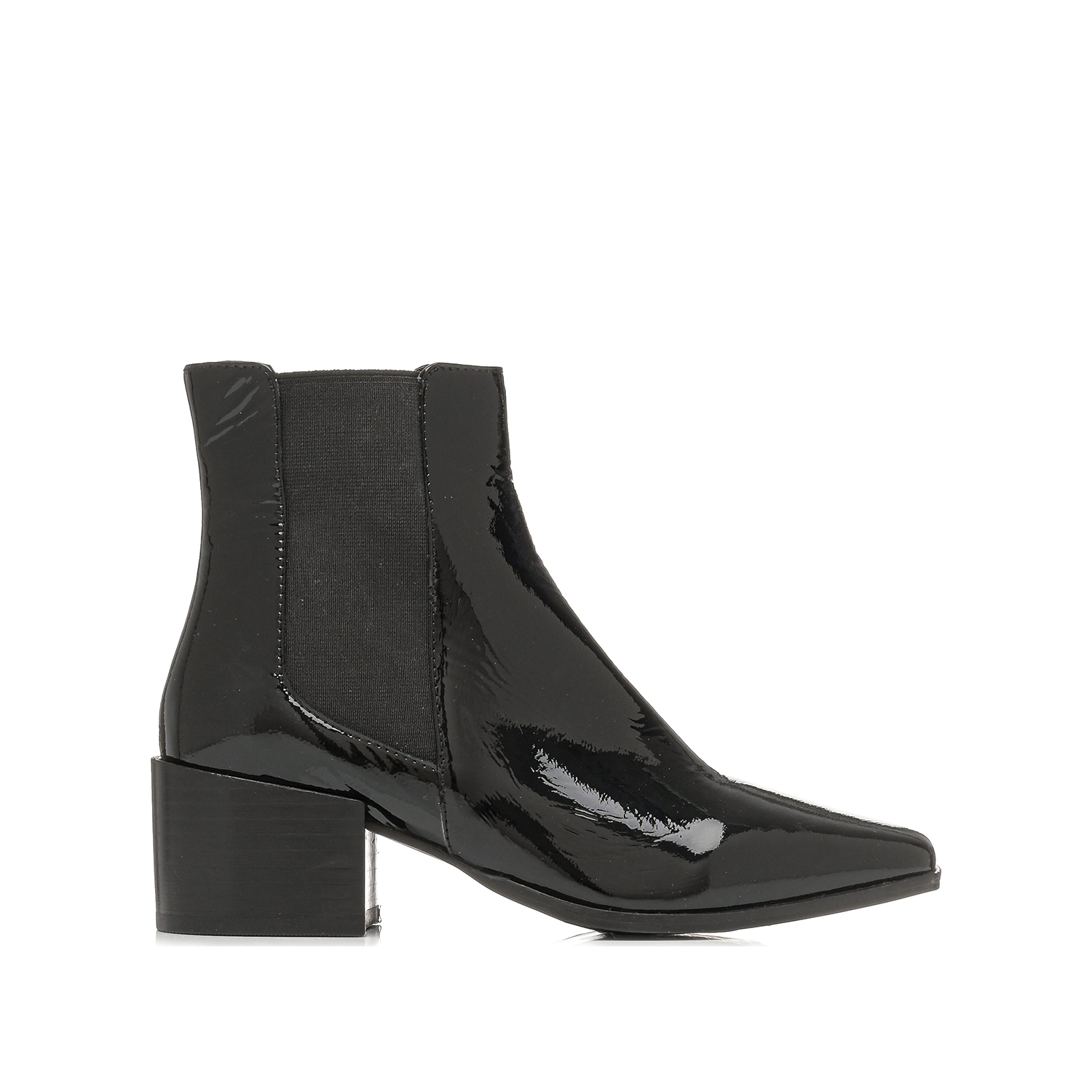 Γυναικεία παπούτσια Migato - ΣΗΜΑΝΤΙΚΟ: Σε περίπτωση διαφοράς τιμής από το κατάστημα ισχύει παντα και μόνο η τιμή του καταστήματος Μαύρο δερμάτινο μποτάκι