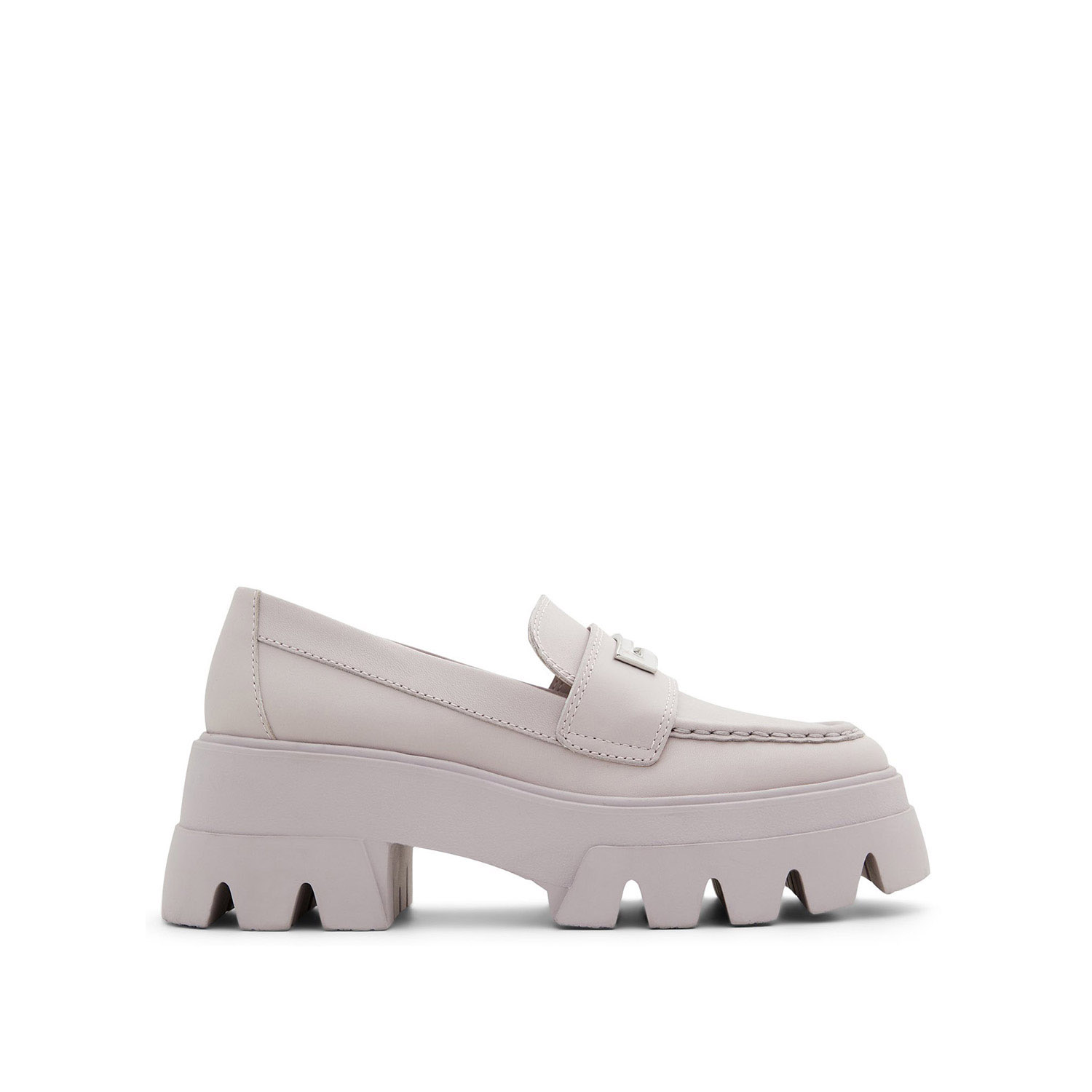  Γκρι δερμάτινο chunky loafer GRANDWALK 2025