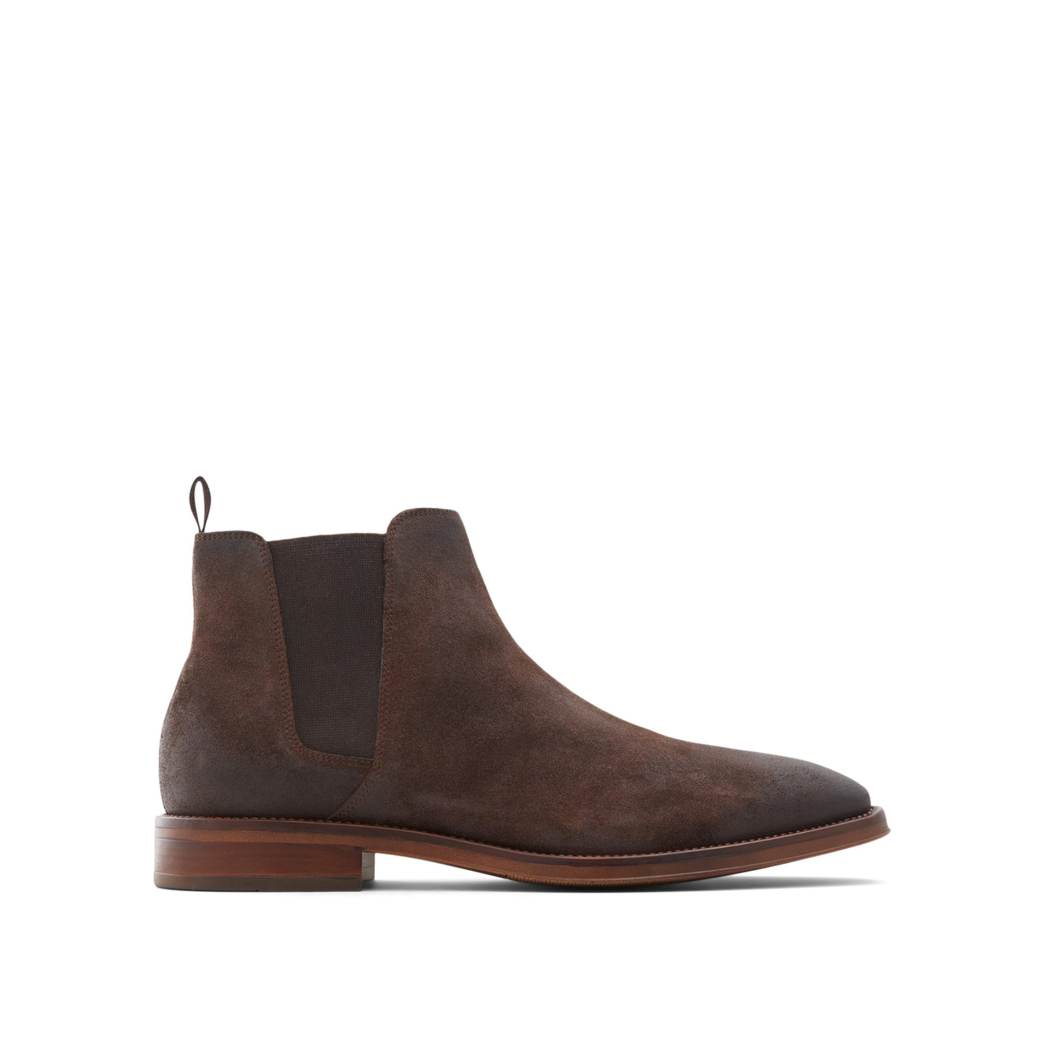 Καφέ ανδρικό δερμάτινο μποτάκι GWERACIEN