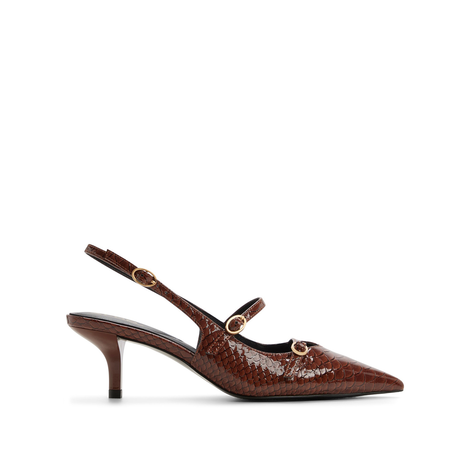 Καφέ εξώφτερνη γόβα JACQUIE