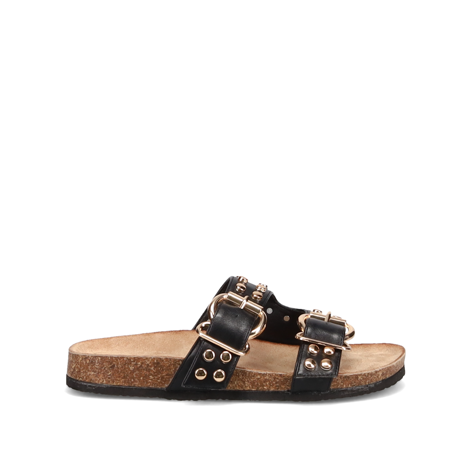 Μαύρο footbed σανδάλι
