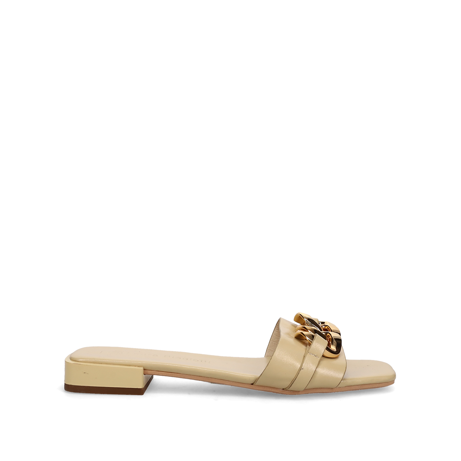 LAURA BIAGIOTTI - ΣΗΜΑΝΤΙΚΟ: Σε περίπτωση διαφοράς τιμής από το κατάστημα ισχύει παντα και μόνο η τιμή του καταστήματος Μπεζ mule σανδάλι