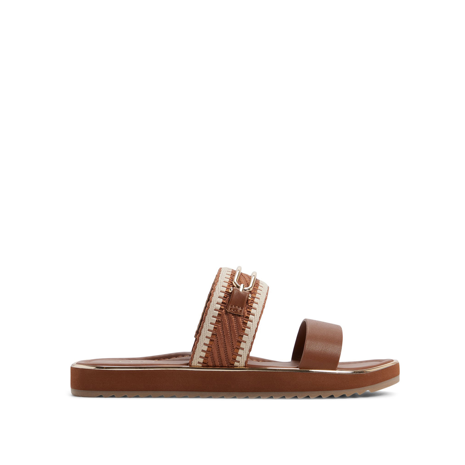 Καφέ footbed σανδάλι LAGOON