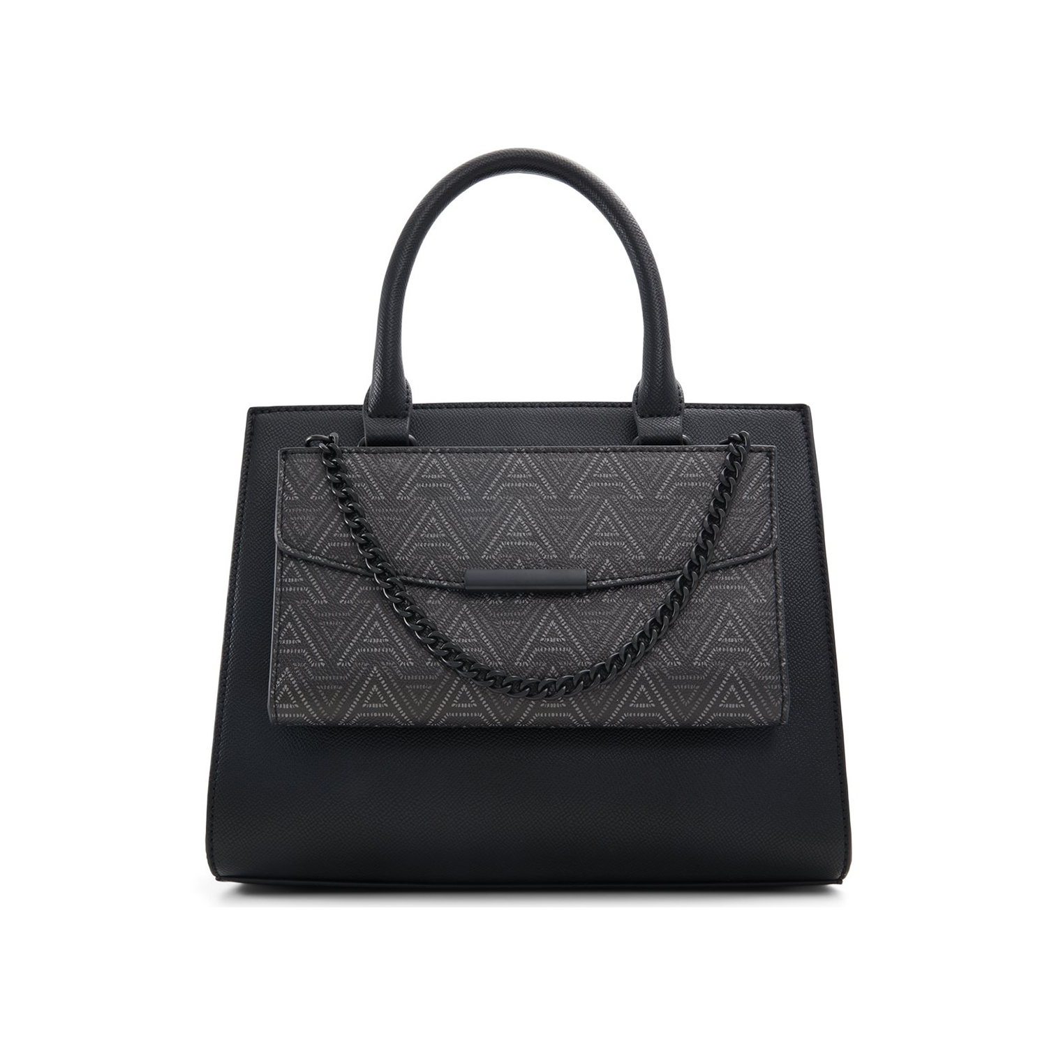 Μαύρη διπλή τσάντα ώμου LALIA