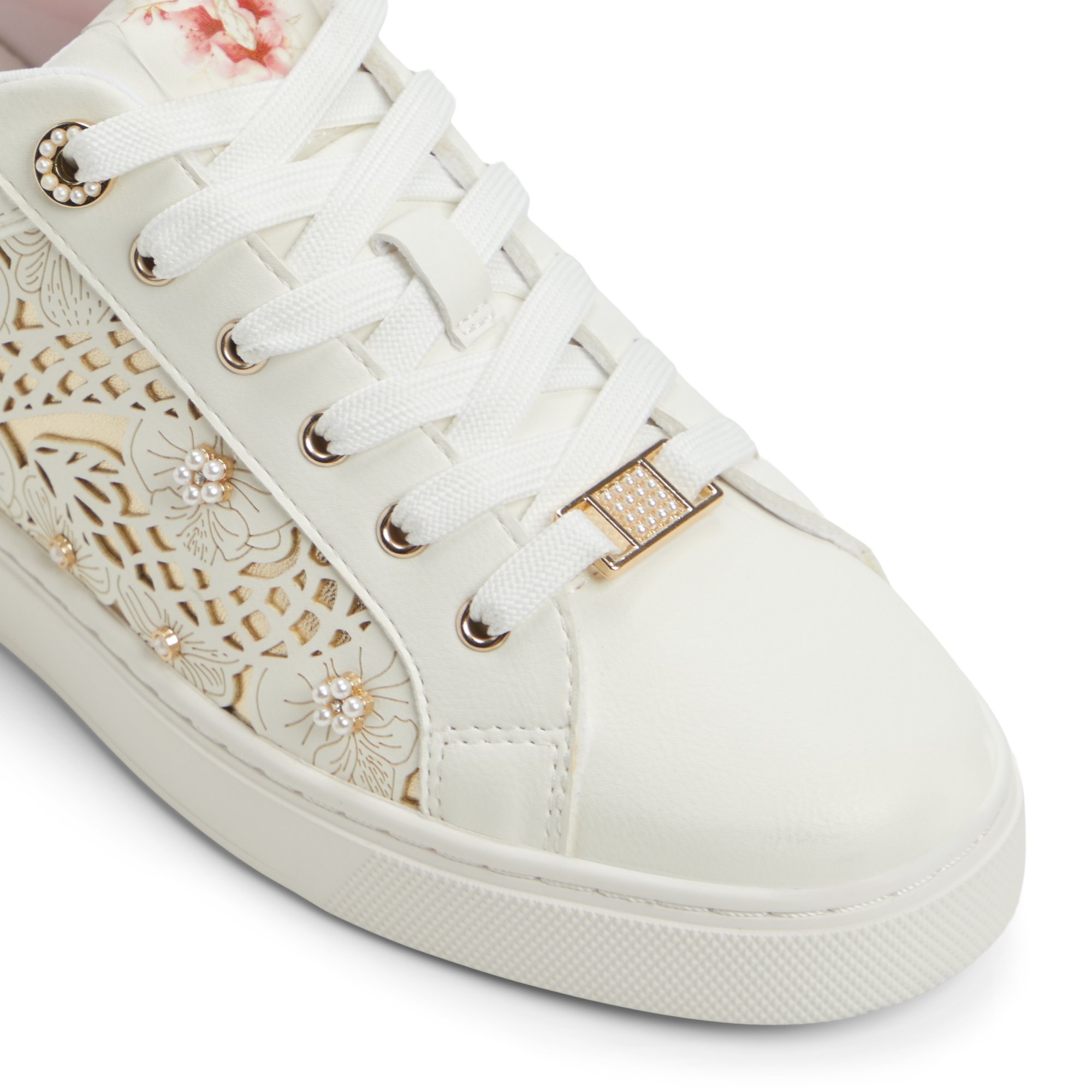 Λευκό sneaker LEONIA φωτογραφία