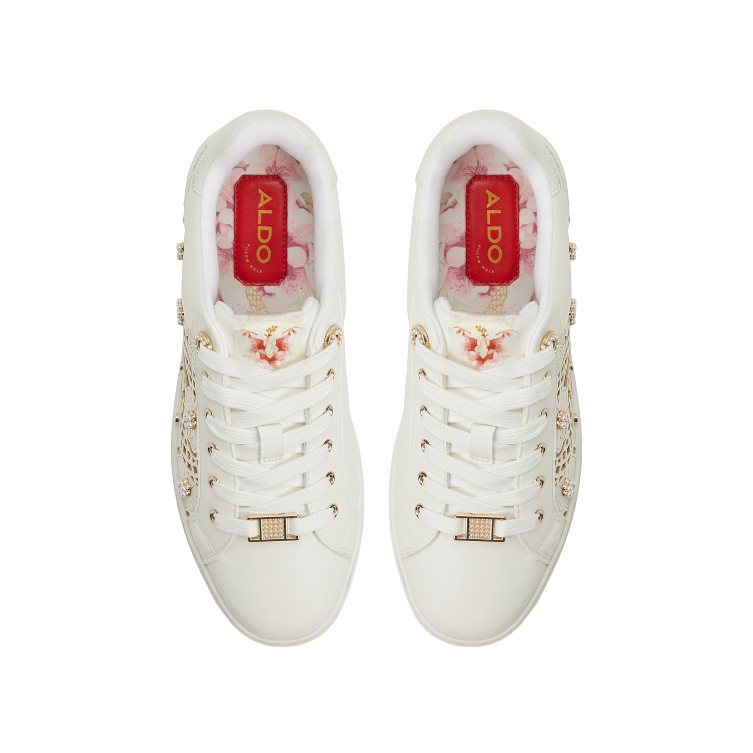 Λευκό sneaker LEONIA φωτογραφία