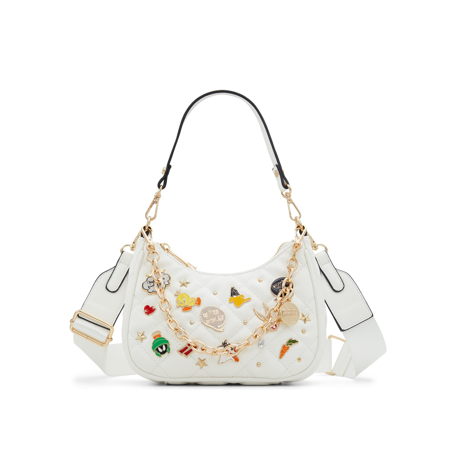 Λευκή τσάντα ώμου LTPINSBAG