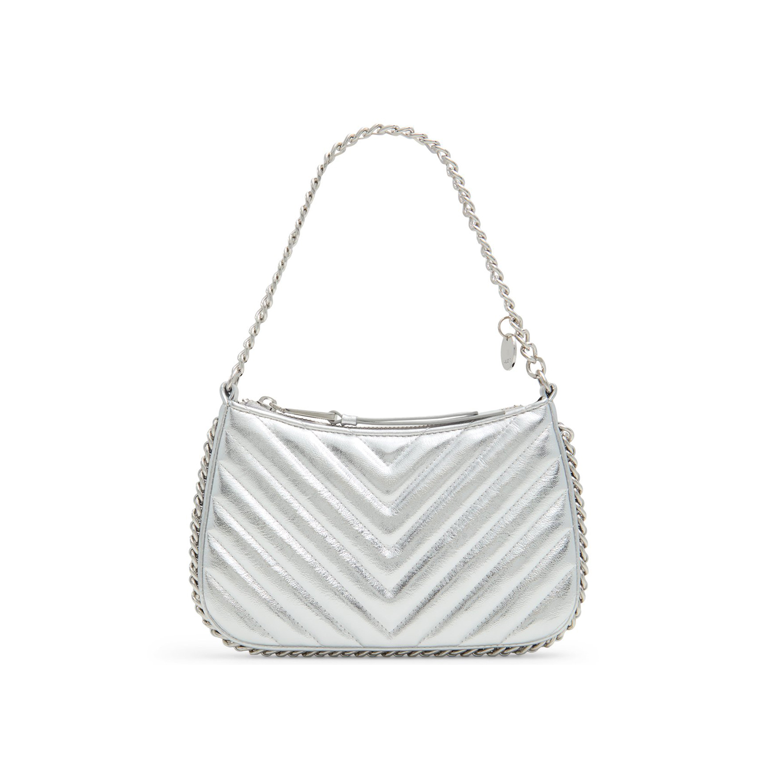Ασημί τσάντα ώμου MERYLS