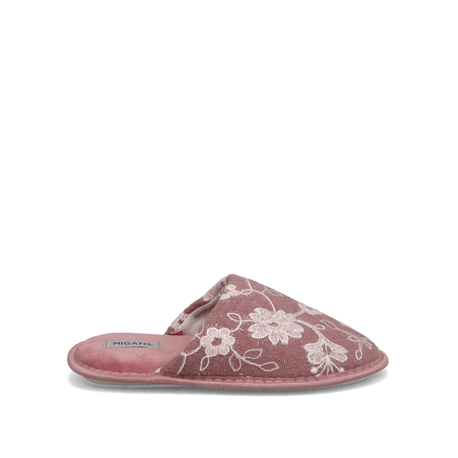 Ροζ γυναικεία παντόφλα