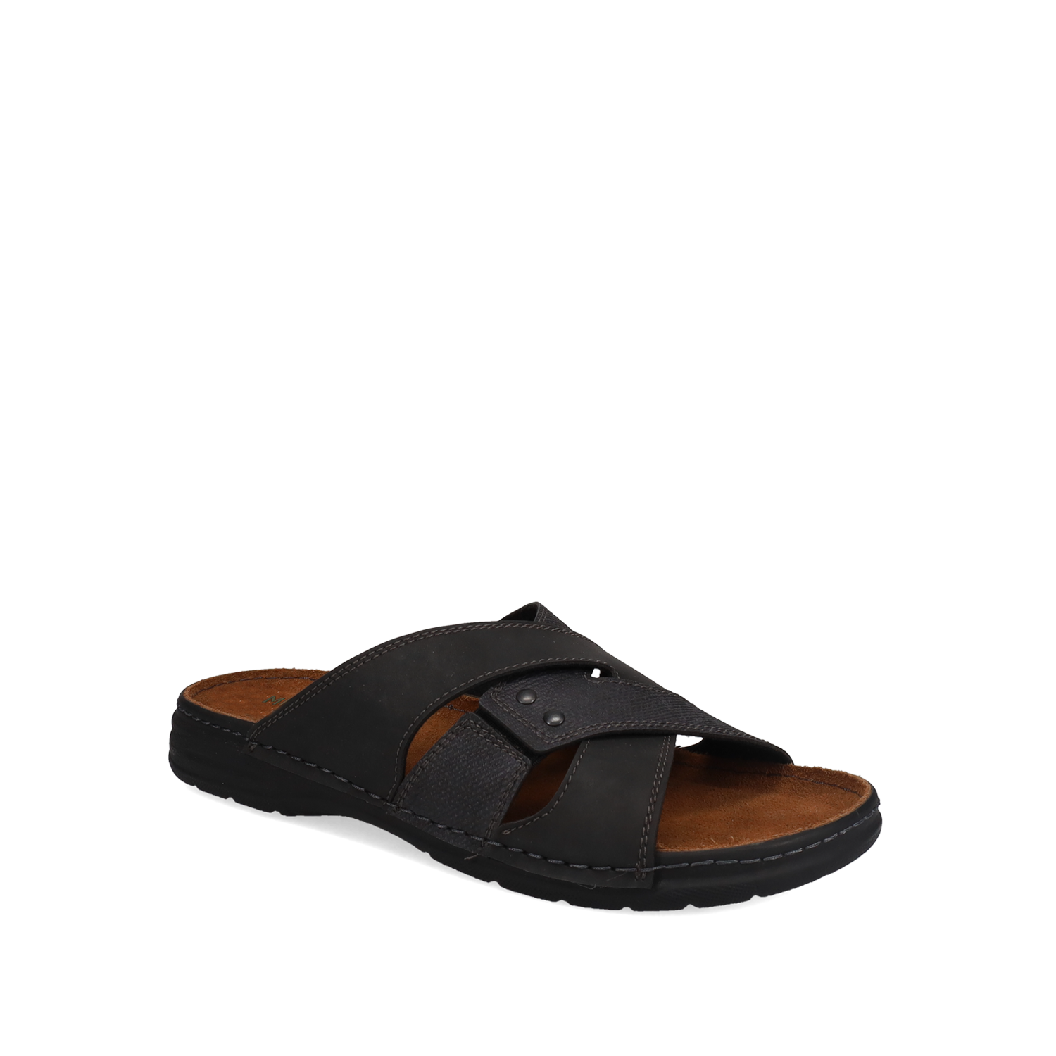 Μαύρο ανδρικό σανδάλι φωτογραφία