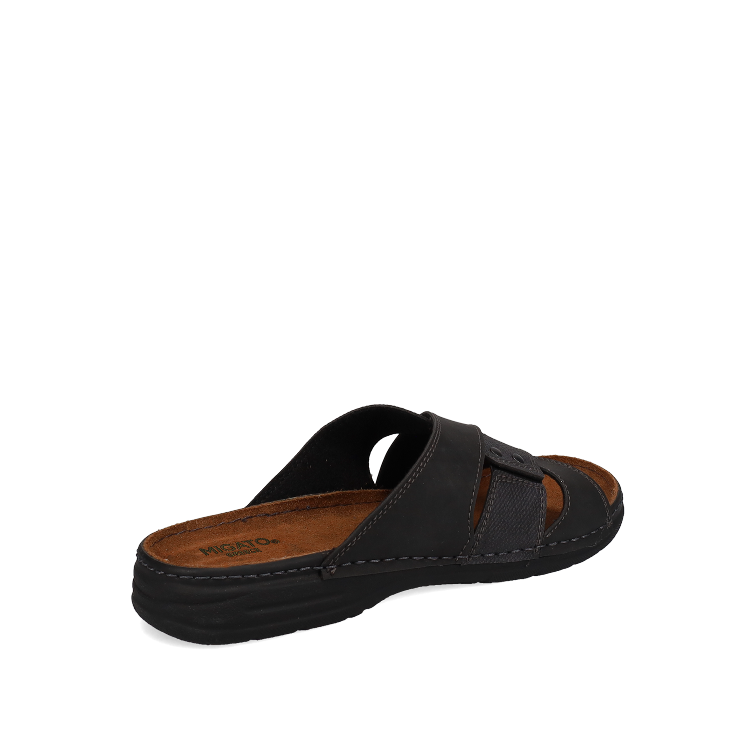 Μαύρο ανδρικό σανδάλι φωτογραφία