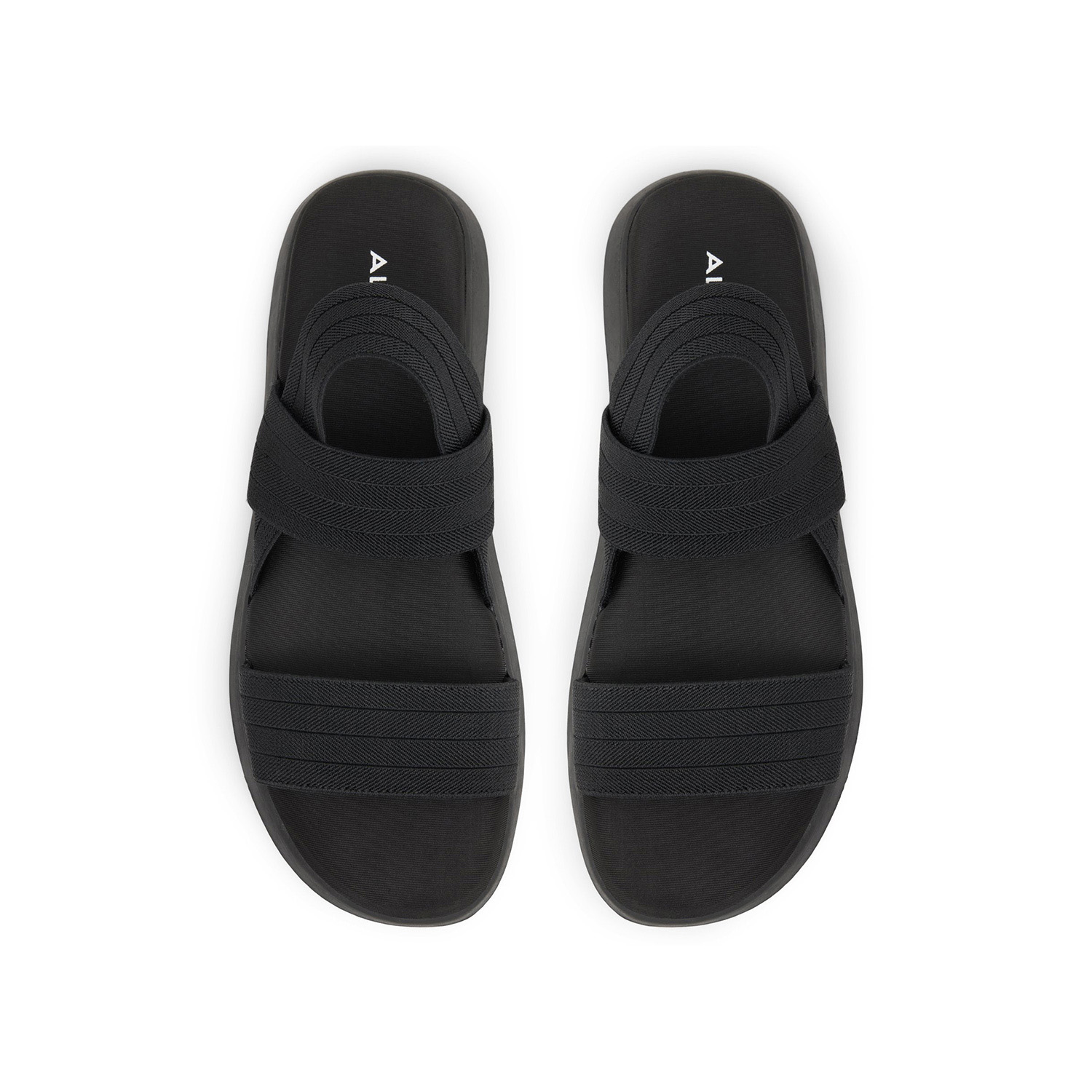 Μαύρο ανδρικό σανδάλι REPOSA φωτογραφία