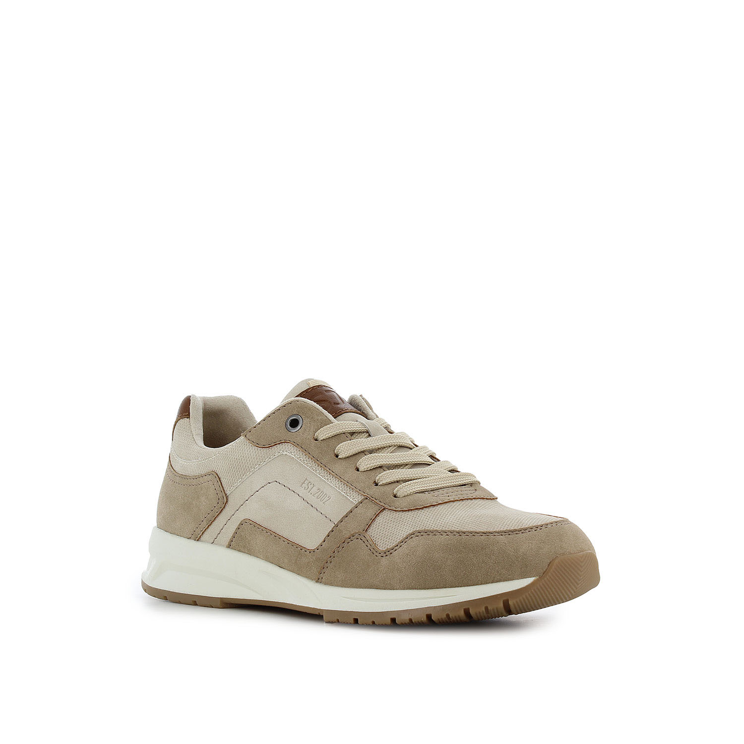 Μπεζ ανδρικό sneaker φωτογραφία