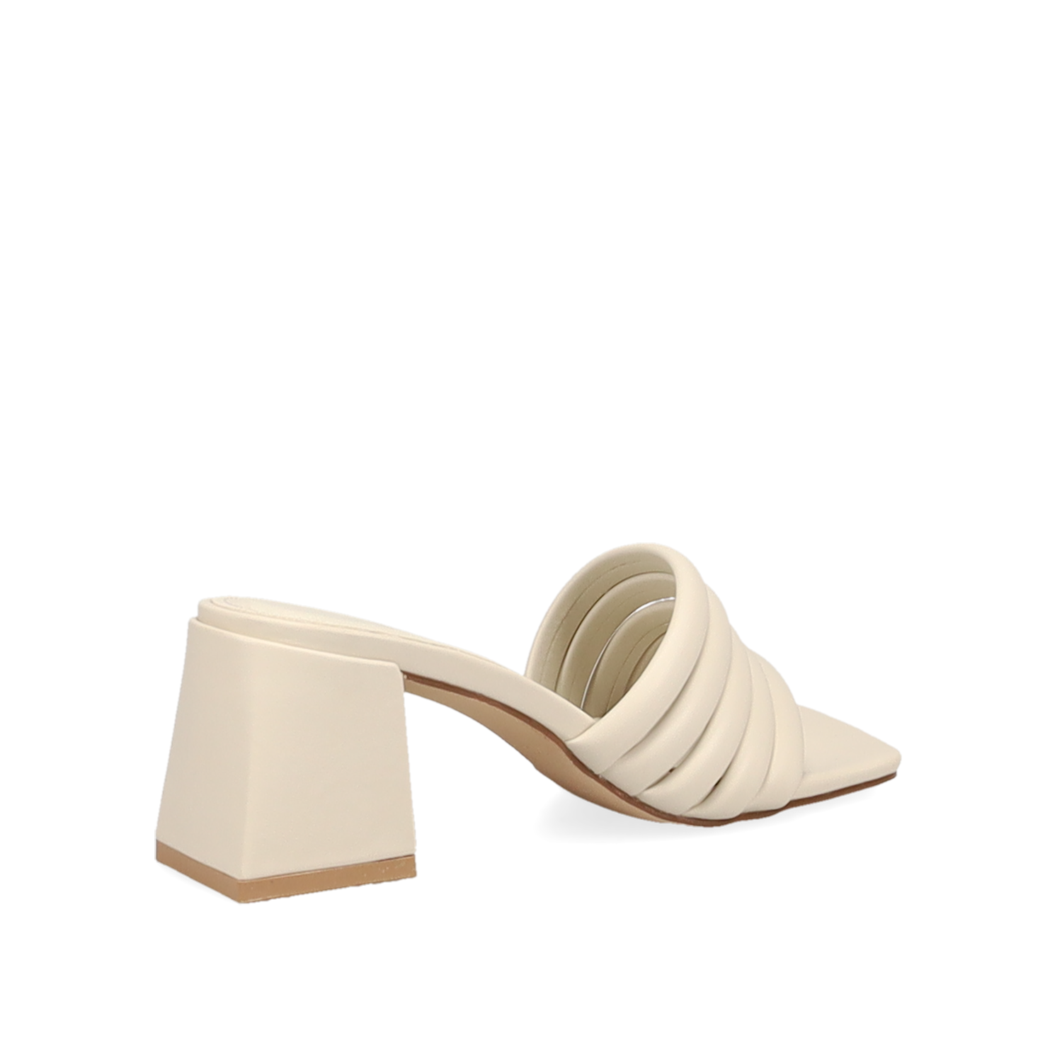 Μπεζ mule πέδιλο φωτογραφία