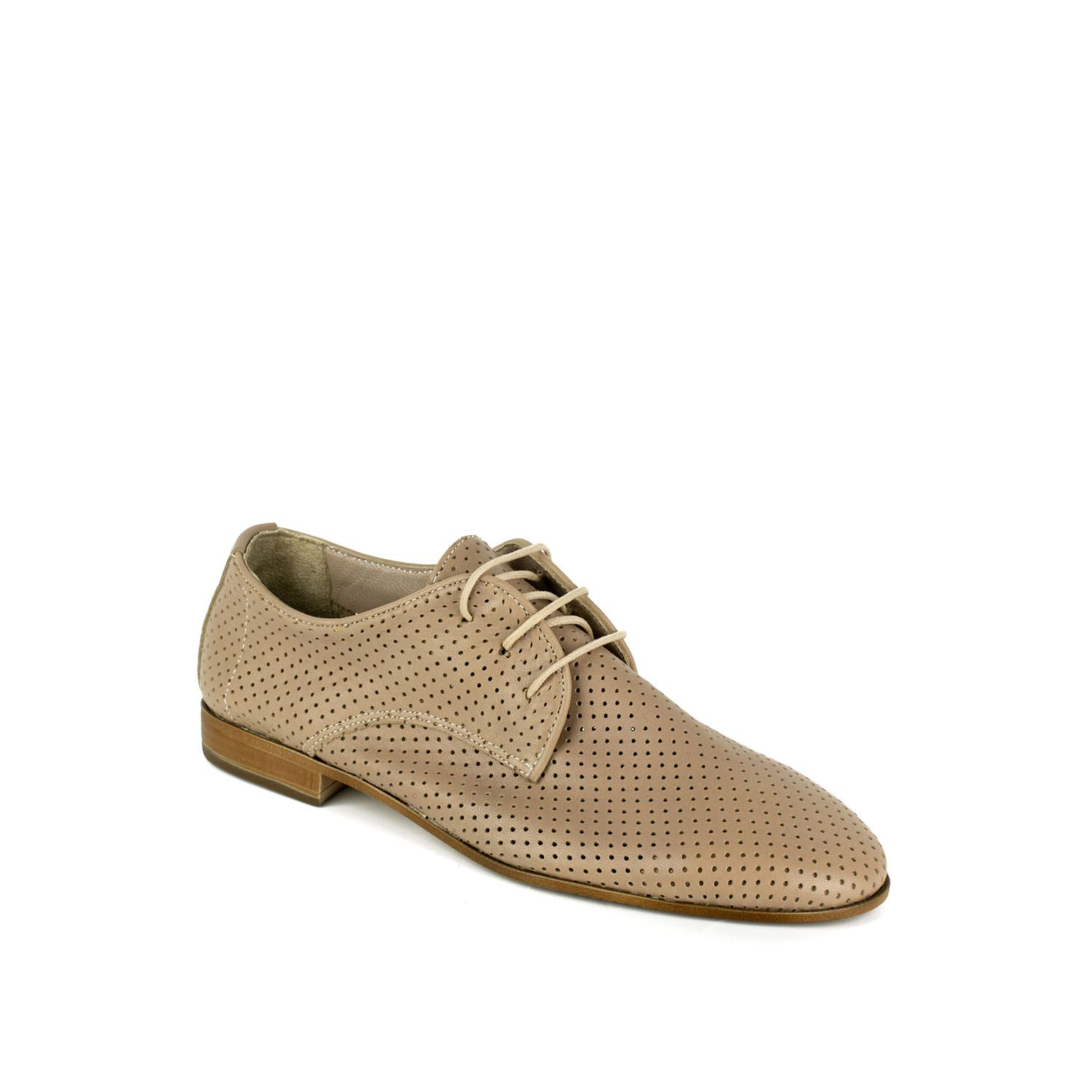 Taupe δερμάτινο Oxford φωτογραφία