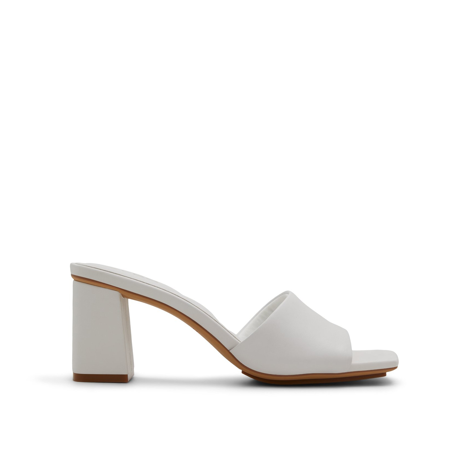 ALDO Λευκό δερμάτινο mule VIDISH